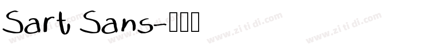 Sart Sans字体转换
